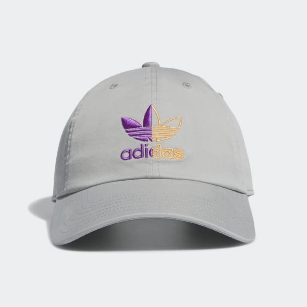 ADIDAS Relaxed Fit Trefoil Strap-Back Hat - Picture 2 of 3